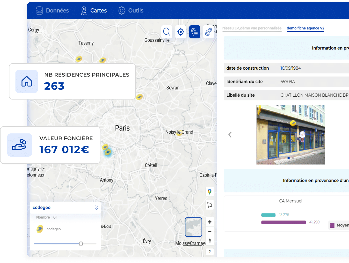 geoptis solution pour créer et personnaliser une carte