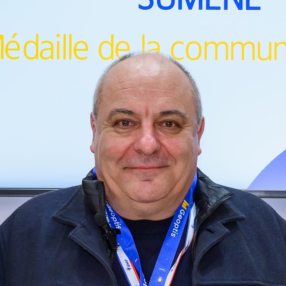 Monsieur Pallier, maire de Sumène, au salon des maires 2024